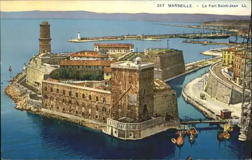 ww70443 Marseille Marseille Fort Saint-Jean * Kategorie. Marseille Alte Ansichtskarten