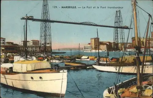 ww70446 Marseille Marseille Port Pont Transbordeur x Kategorie. Marseille Alte Ansichtskarten