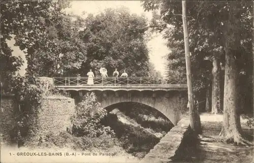 Greoux-les-Bains Pont Paradis x