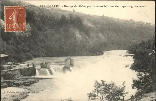 Bellegarde-sur-Valserine Bellegarde Barrage Rhone Usine Electrique  x / Bellegarde-sur-Valserine /Arrond. de Nantua