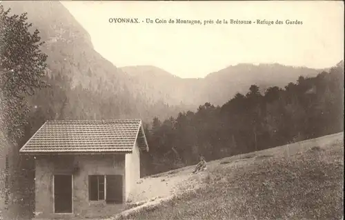 Oyonnax Montagne Bretouze Refuge Gardes *