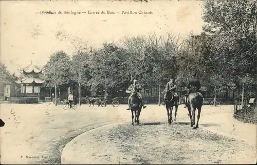 Boulogne Vendee Boulogne Bois Pavillon Chinois Pferd x / Boulogne /Arrond. de La Roche-sur-Yon