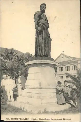 Montpellier Hopital Suburbain Monument Delpech x