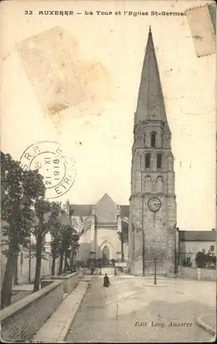 Auxerre Tour Eglise St. Germain x