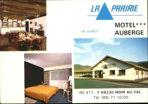 Wihr-au-Val Motel Auberge La Prairie *