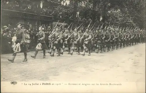 Paris Ecossais Anglais Grand Boulevard *