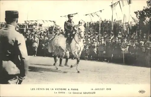 Paris Fete Victoire Defile General Gourand *