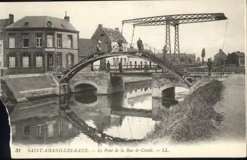 Saint-Amand-les-Eaux Pont Rue Conde *