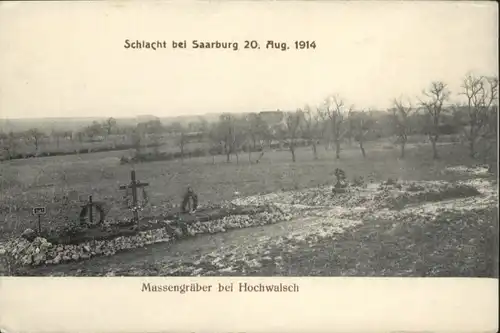 Hochwalsch Schlacht Saarburg Massengrab *
