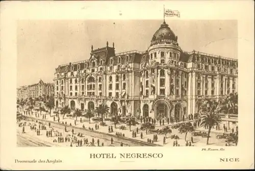 ww71428 Nice Alpes Maritimes Nice Hotel Negresco Promenade Anglais x Kategorie. Nice Alte Ansichtskarten