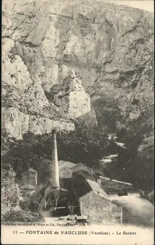 Fontaine-de-Vaucluse Sentier x