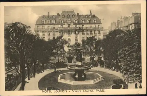 Paris Hotel Louvois Square  *