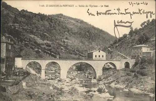 Saint-Sauveur-de-Montagut Vallee Eyrieux Pont *