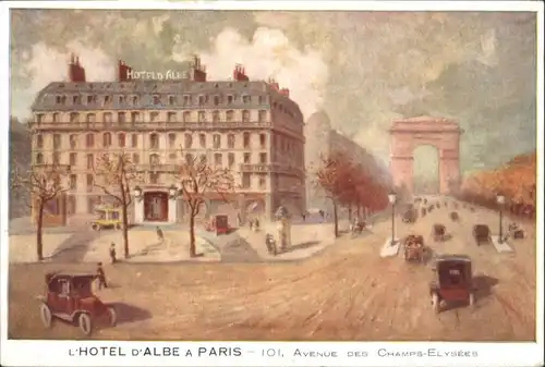 Paris Avenue Champs-Elysees Hotel d'Albe *