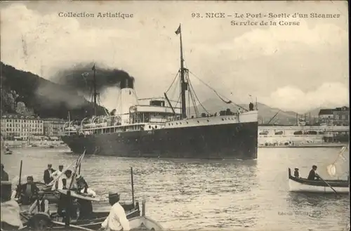 ww71841 Nice Alpes Maritimes Nice Port Steamer Dampfer x Kategorie. Nice Alte Ansichtskarten