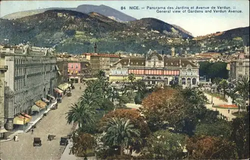 ww71849 Nice Alpes Maritimes Nice Jardin Avenue Verdun  * Kategorie. Nice Alte Ansichtskarten