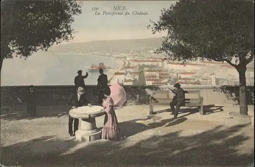 ww72044 Nice Alpes Maritimes Nice Plateforme Chateau * Kategorie. Nice Alte Ansichtskarten