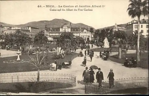 ww72057 Nice Alpes Maritimes Nice Casino Jardin Albert I * Kategorie. Nice Alte Ansichtskarten
