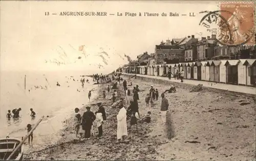 Langrune-sur-Mer ? Angrune Plage Bain x