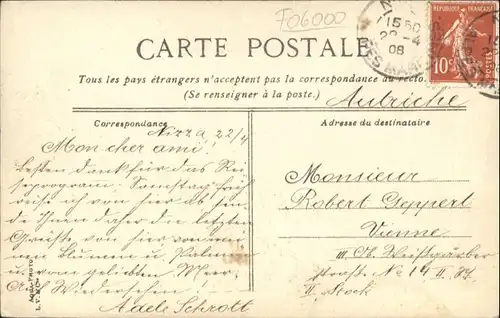 ww72076 Nice Alpes Maritimes Nice Montboron Chateau x Kategorie. Nice Alte Ansichtskarten