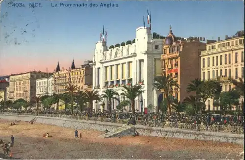 ww72087 Nice Alpes Maritimes Nice Promenade Anglais x Kategorie. Nice Alte Ansichtskarten