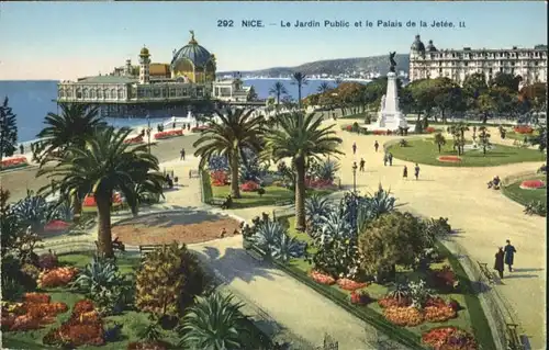 ww72089 Nice Alpes Maritimes Nice Jardin Public Palais Jetee * Kategorie. Nice Alte Ansichtskarten
