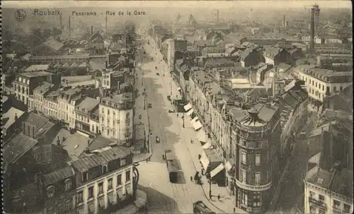 Roubaix Rue Gare Strassenbahn  x