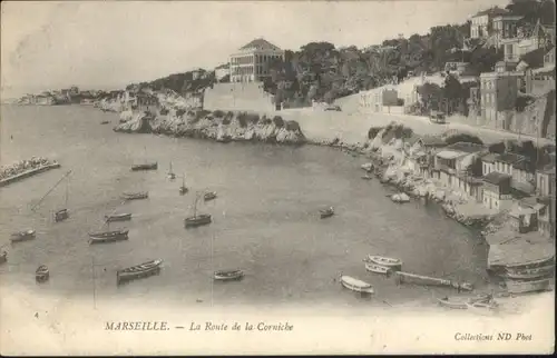 ww72270 Marseille Marseille Route Corniche * Kategorie. Marseille Alte Ansichtskarten