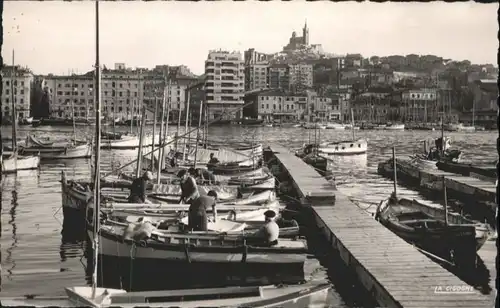 ww72273 Marseille Marseille Port Colline  * Kategorie. Marseille Alte Ansichtskarten