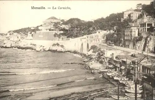 ww72282 Marseille Marseille Corniche * Kategorie. Marseille Alte Ansichtskarten