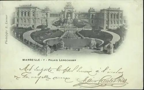 ww72285 Marseille Marseille Palais Longchamp x Kategorie. Marseille Alte Ansichtskarten