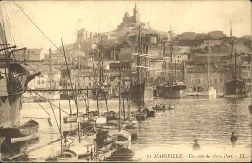 ww72307 Marseille Marseille Port x Kategorie. Marseille Alte Ansichtskarten