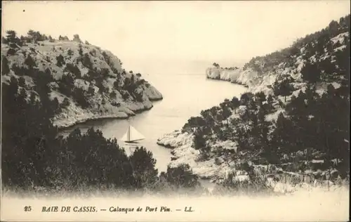 Cassis Baie Calaque Port Pin *