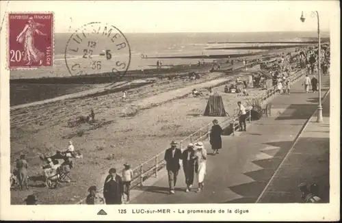 Luc-sur-Mer Promenade Digue x
