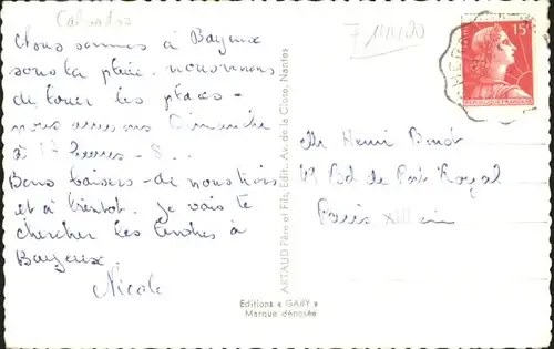 Bayeux Monument Jardin Botanique Boulevard Sadi-Carnot Cimetiere Britannique Rue St. Martin Rue Cuisiniers x