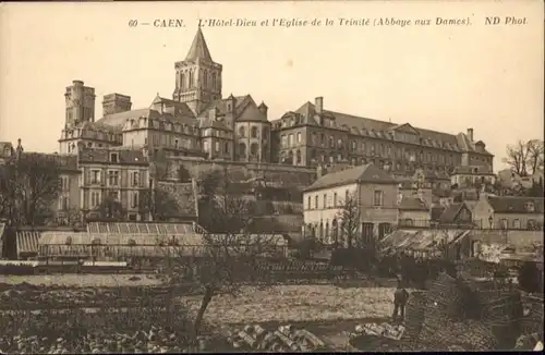 Caen Hotel Dieu Eglise Trinite Abbaye Dames *