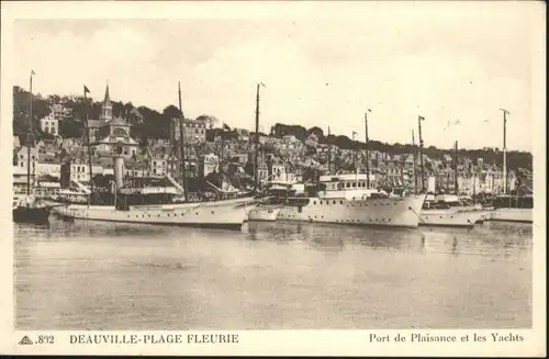 Deauville Plage Fleurie Port Plaisance Yacht *
