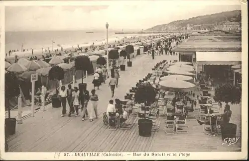 Deauville Calvados Bar Soleil Plage *