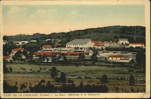 La Courtine Creuse Camp Gare Bahnhof Batiment Infirmerie *