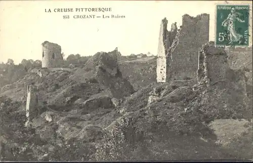 Crozant Creuse Ruines x