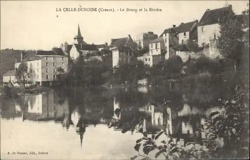 La Celle-Dunoise Creuse Bourg Riviere *