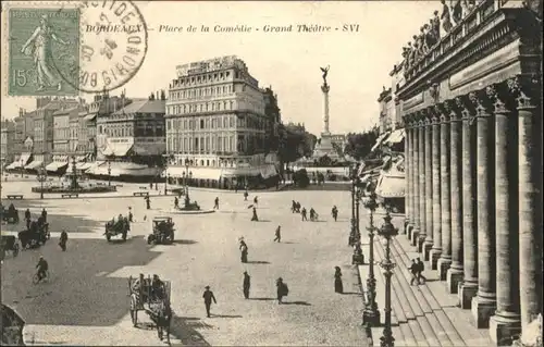 Bordeaux Place Comedie Grand Theatre x