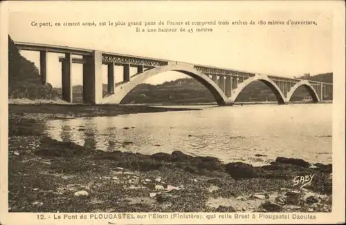 Daoulas Pont Plougastel Elorn Finistere  *