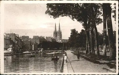 Quimper Allee Locmaria Cathedrale *