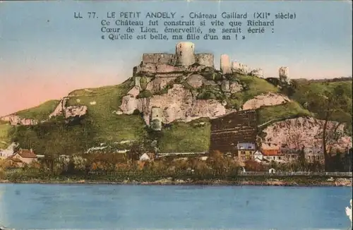 Les Andelys Petit Andely Chateau Gaillard x