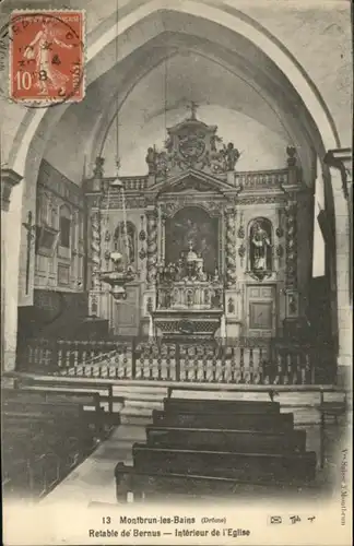 Montbrun-les-Bains Eglise Altar x