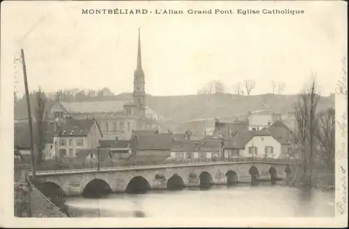 Montbeliard Allan Grand Pont Eglise Catholique x