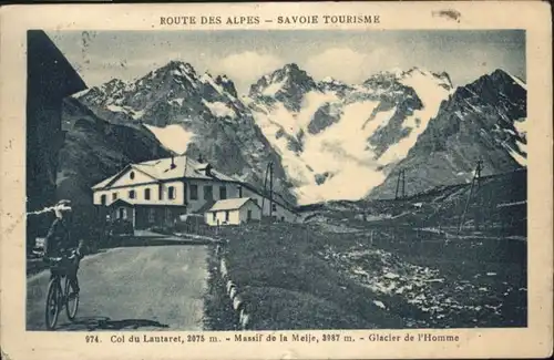 Le Lautaret Col Massif Meije Glacier Homme Gletscher x