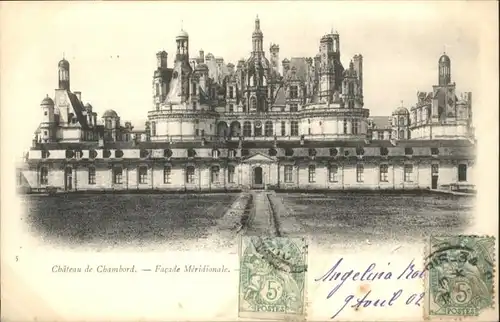 Chambord Blois Chateau  x