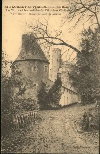 Saint-Florent-le-Vieil Bourgonniere Tour Ruines Chateau x